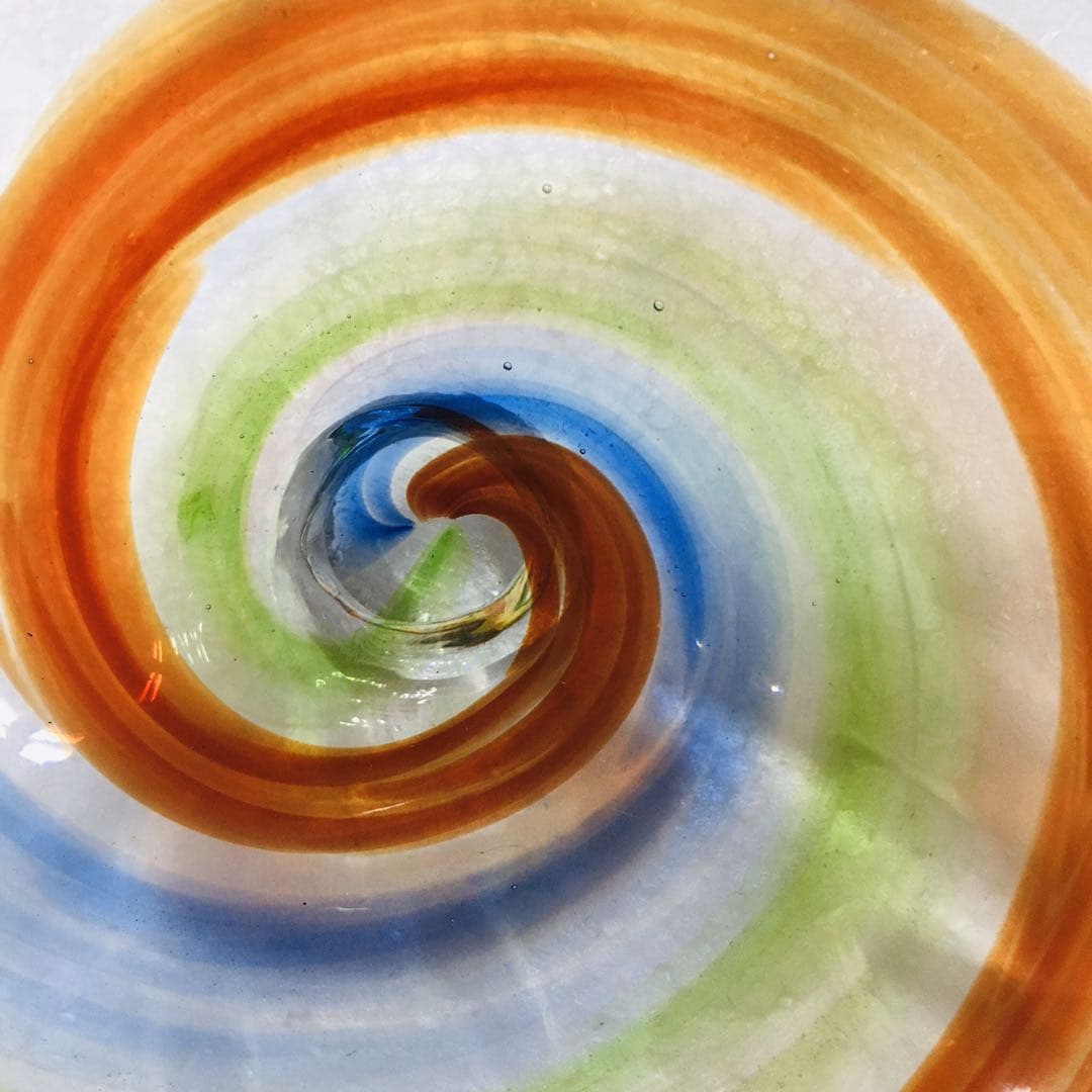 Hand Blown Murano Glass Wall Plates Multi Colors D12Inches Zweitbild