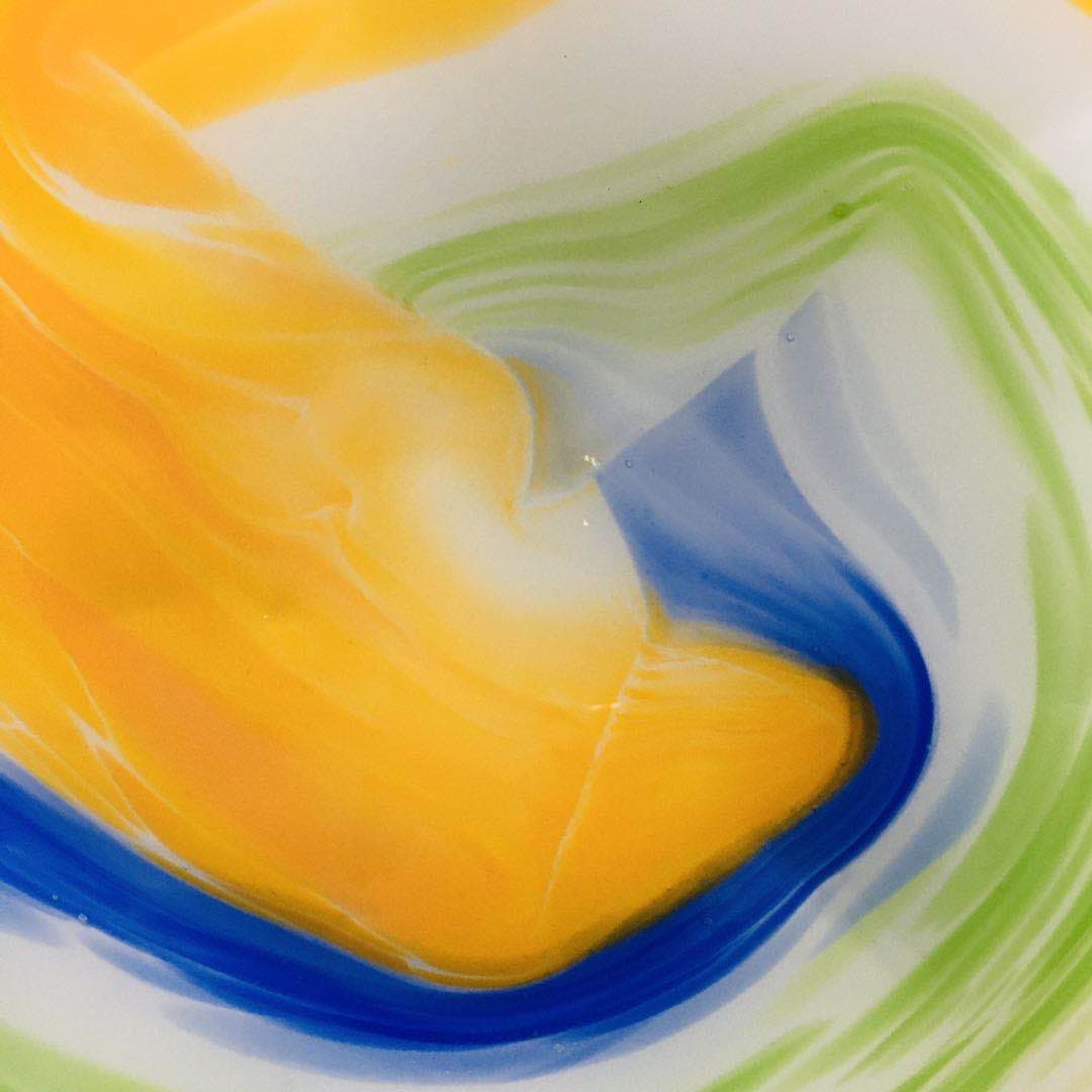 Hand Blown Murano Glass Wall Plates Multi Colors D12Inches - BeyPan