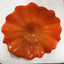 Hand Blown Murano Glass Wall Plates Red Color D12Inches - BeyPan