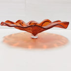 Hand Blown Murano Glass Wall Plates Red Color D12Inches - BeyPan