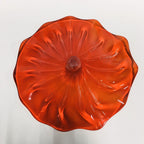 Hand Blown Murano Glass Wall Plates Red Color D12Inches - BeyPan