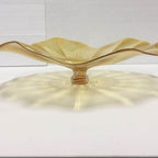 Hand Blown Murano Glass Wall Plates Yellow Color D12Inches - BeyPan