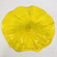 Hand Blown Murano Glass Wall Plates Yellow Color D12Inches - BeyPan