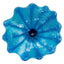 Hand Bowls Glass Blue Murano Art Glass Wall Decor Plate D12inches - BeyPan
