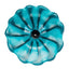 Hand Bowls Glass Cyan Blue Murano Art Glass Wall Decor Plate D12inches - BeyPan