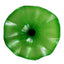 Hand Bowls Glass Green Dots Murano Art Glass Wall Decor Plate D12inches - BeyPan