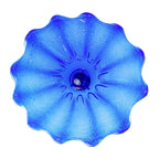 Hand Bowls Glass Light Blue Murano Art Glass Wall Decor Plate D12inches - BeyPan