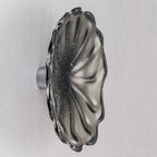Hand Bowls Glass Wall Smoke Gray Murano Art Glass Wall Decor Plate D12inches - BeyPan