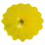 Hand Bowls Glass Yellow Murano Art Glass Wall Decor Plate D12inches - BeyPan