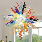 Kaleidoscope Rainbow Murano Style Blown Glass Chandelier - BeyPan