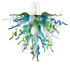 Luxury Chihuly Style Blown Glass Chandelier – Multicolor Murano Style Art Lighting - BeyPan