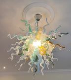 Luxury Chihuly Style Blown Glass Chandelier – Multicolor Murano Style Art Lighting - BeyPan