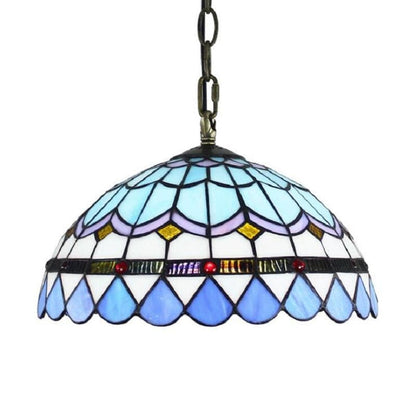 Tiffany style glass pendant light