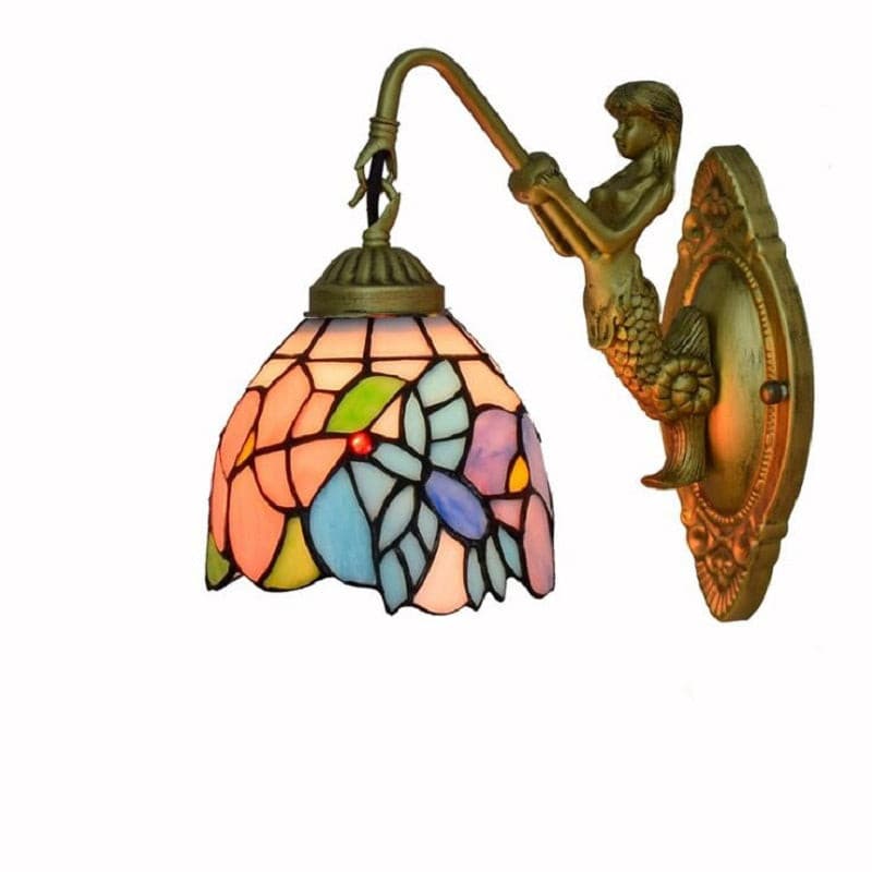 tiffany style wall light