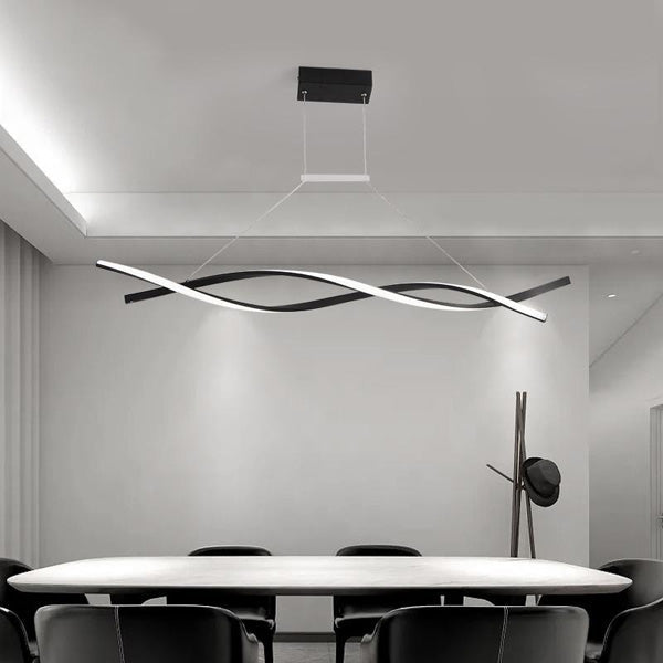 Modern Aluminum Wave Luster Vitalize Chandelier - BeyPan