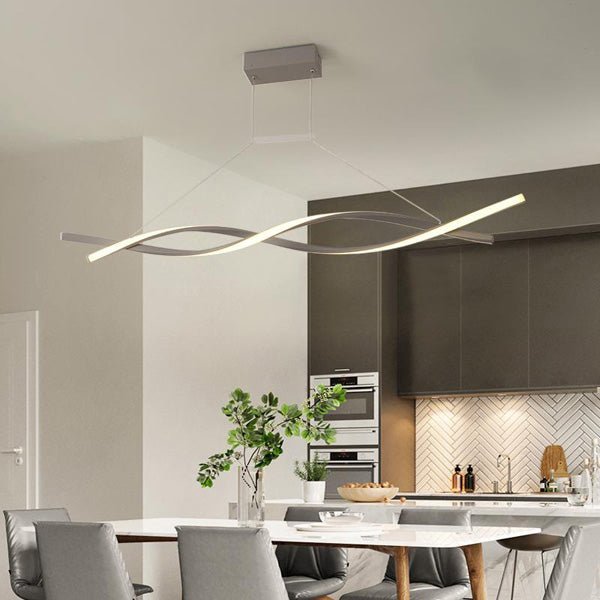 Modern Aluminum Wave Luster Vitalize Chandelier Zweitbild