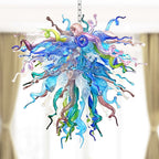 Modern Artistic Blown Glass Chandelier Aurora Burst - BeyPan