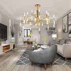 Modern Chandelier Retro Revival LED Ceiling Light - BeyPan