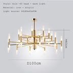 Modern Chandelier Retro Revival LED Ceiling Light - BeyPan