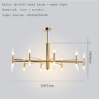 Modern Chandelier Retro Revival LED Ceiling Light - BeyPan
