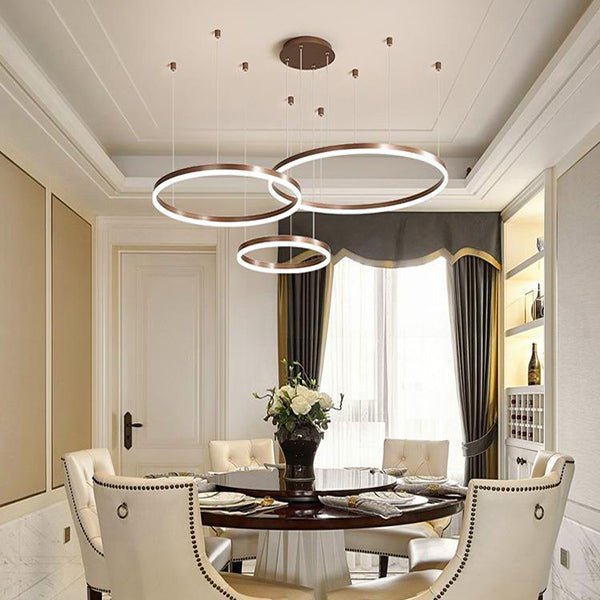 Modern Chandelier Wheels Shape Geometric Layout - BeyPan