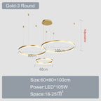 Modern Chandelier Wheels Shape Geometric Layout - BeyPan