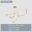 Modern Chandelier Wheels Shape Geometric Layout - BeyPan