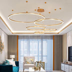 Modern Chandelier Wheels Shape Geometric Layout - BeyPan