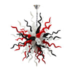 Modern Chihuly Style Glass Chandelier Moderate Size Colorful - BeyPan