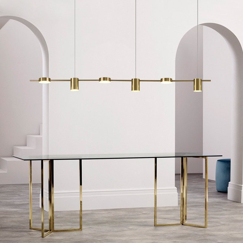 Modern Linear Brunch Chandelier Dimmable Hanging Lamp Secondary image