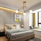 Modern Minimalist Chandelier With LED Bulbs For Bedroom - BeyPan