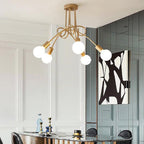 Modern Minimalist Chandelier With LED Bulbs For Bedroom - BeyPan