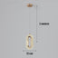Modern Pendant Light Oval Or Ring Shape Acrylic Crystal Lampshade - BeyPan
