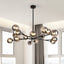 Modern Sputnik Chandelier Branching Glass Bubbles Lampshape - BeyPan