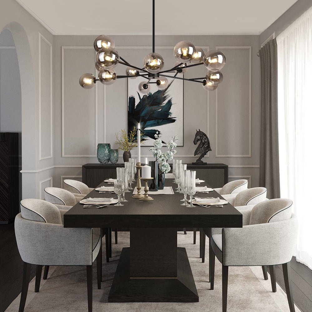 Modern Sputnik Chandelier Branching Glass Bubbles Lampshape - BeyPan