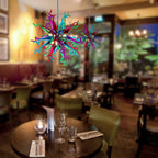Modern Sputnik Hand-Blown Glass Chandelier - Vibrant Multi-Color - BeyPan