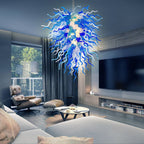 Modern Style Blown Glass Chandelier Crystal Wave - BeyPan
