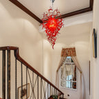 Modern Style Blown Glass Chandelier - Flameheart Artistic Lighting - BeyPan