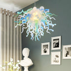Modern Style Blown Glass Chandelier Fresh Glow - BeyPan