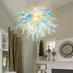 Modern Style Blown Glass Chandelier Fresh Glow - BeyPan