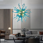 Modern Style Blown Glass Chandelier Sputnik Shape - BeyPan