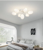 Modern Tulip 7 Lights Chandelier In White Color - BeyPan