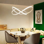 Modern Twisted LED Chandelier - Dimmable Infinity Loop Pendant - BeyPan