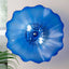 Murano Glass Wall Plates Cobalt Color With LED D12inches - BeyPan