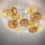 Murano-Style Multicolor Concentric Glass Disc Ceiling Chandelier - BeyPan