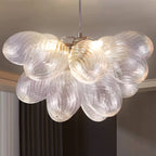 Nebulous Teardrop Hand-Blown Glass Pendant Light - Modern Oval Cluster Chandelier - BeyPan