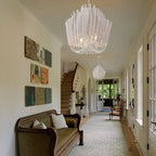 Nordic Style Wooden Metal Chandelier Tiered Wood Art Deco - BeyPan