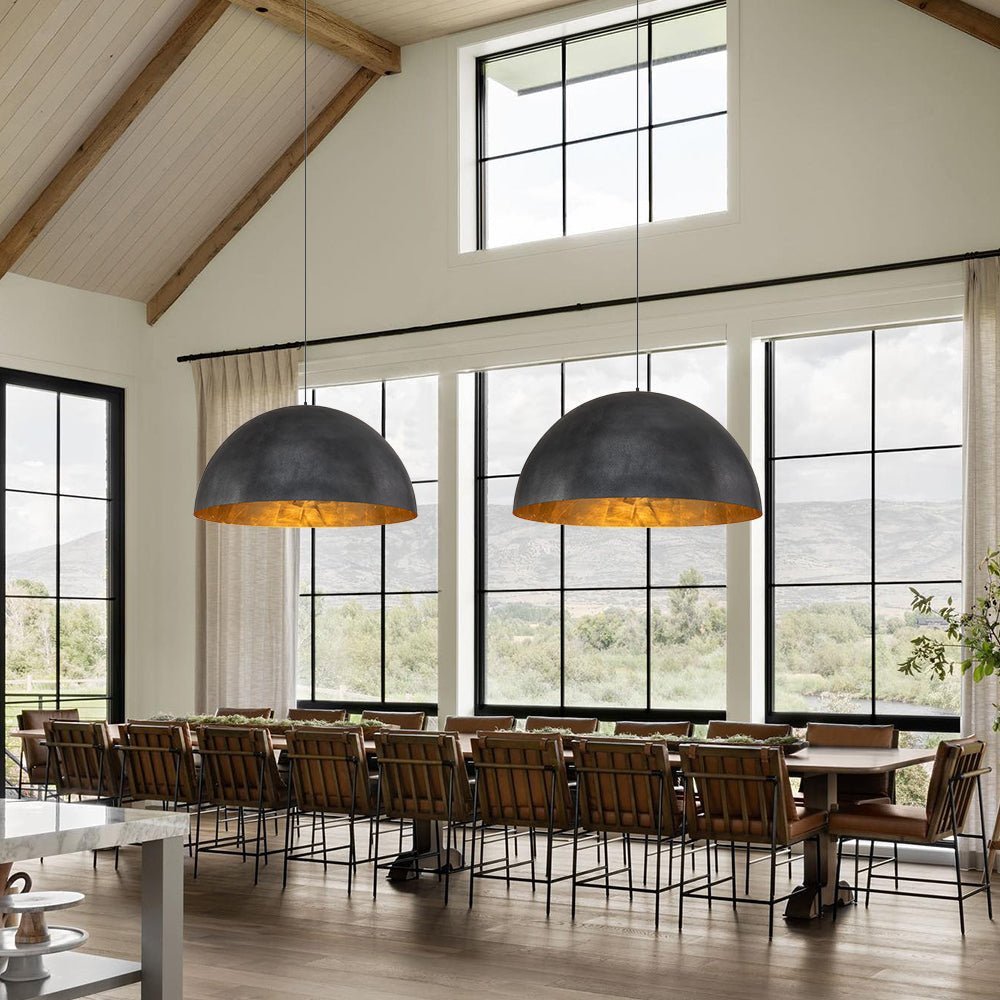 Oversized Metal Dome Pendant Light - BeyPan