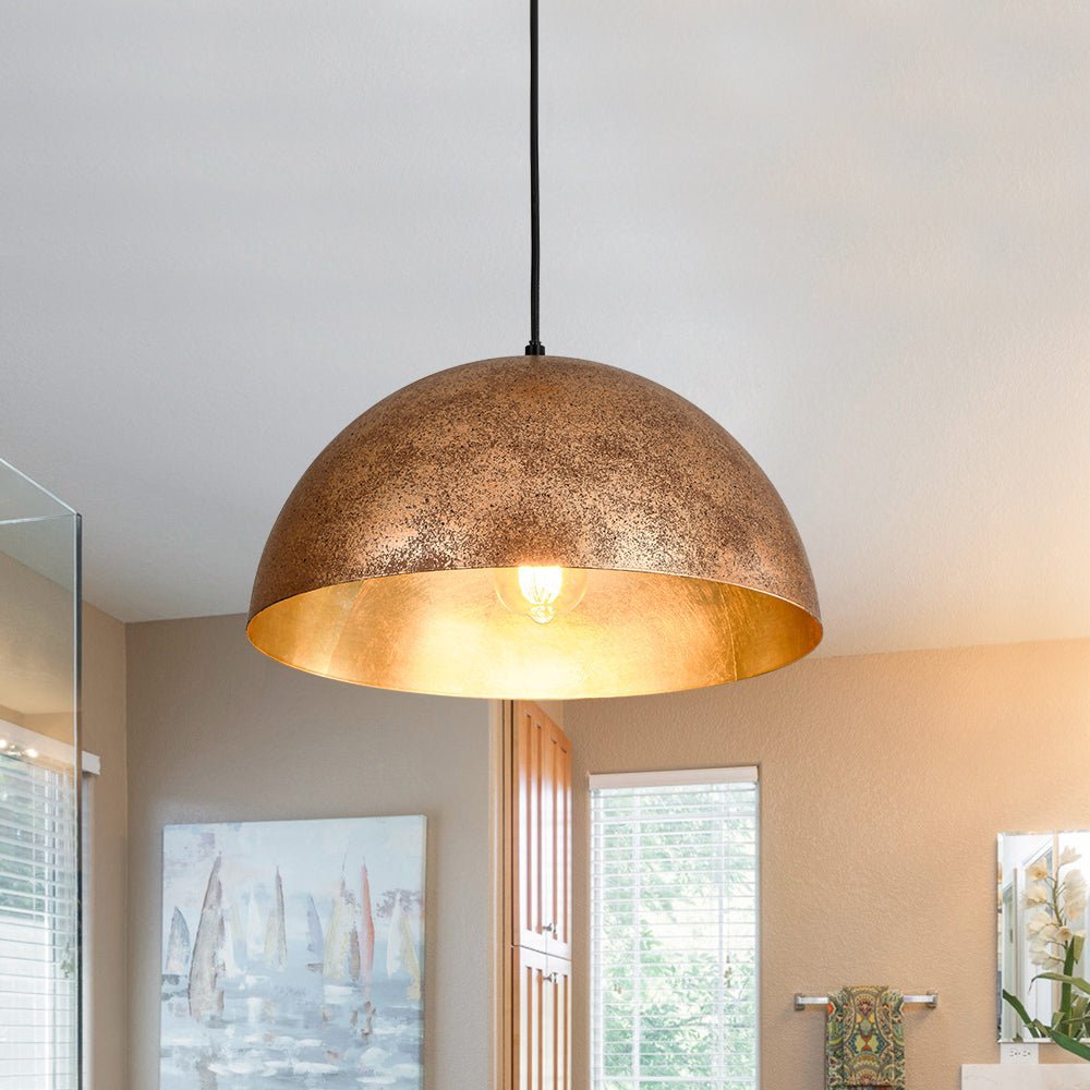 Oversized Metal Dome Pendant Light - BeyPan