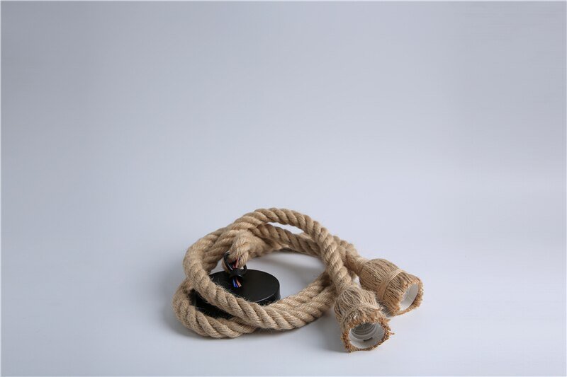 Retro Hemp Rope Vintage Countryside Pendant lamp - BeyPan
